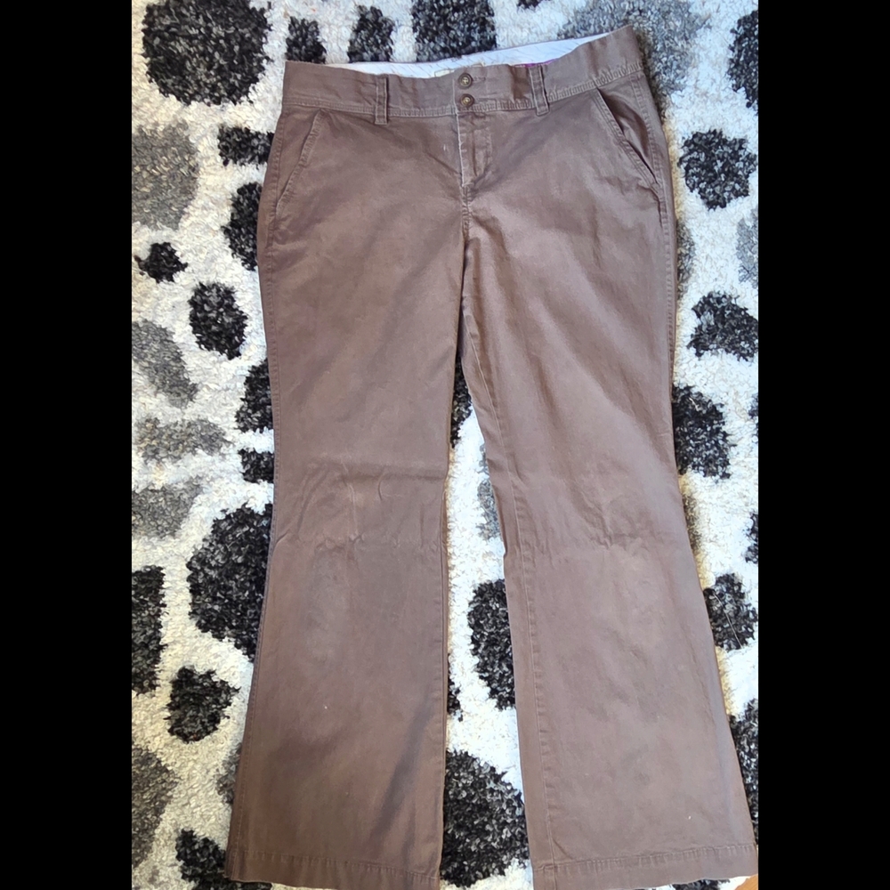 Old Navy Women's Tan Flare Pants